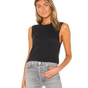 AGOLDE Cropped Muscle Tank Top M